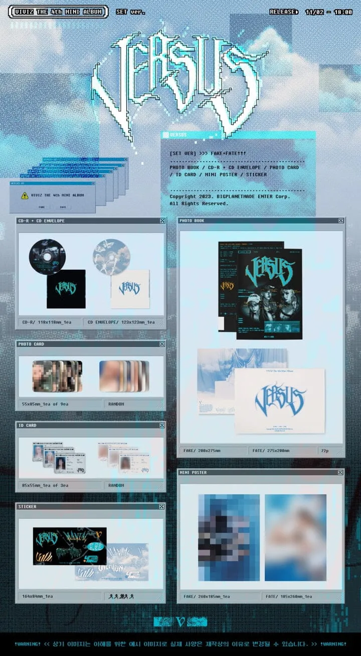 VIVIZ - VERSUS (4TH MINI ALBUM) PHOTOBOOK VER.