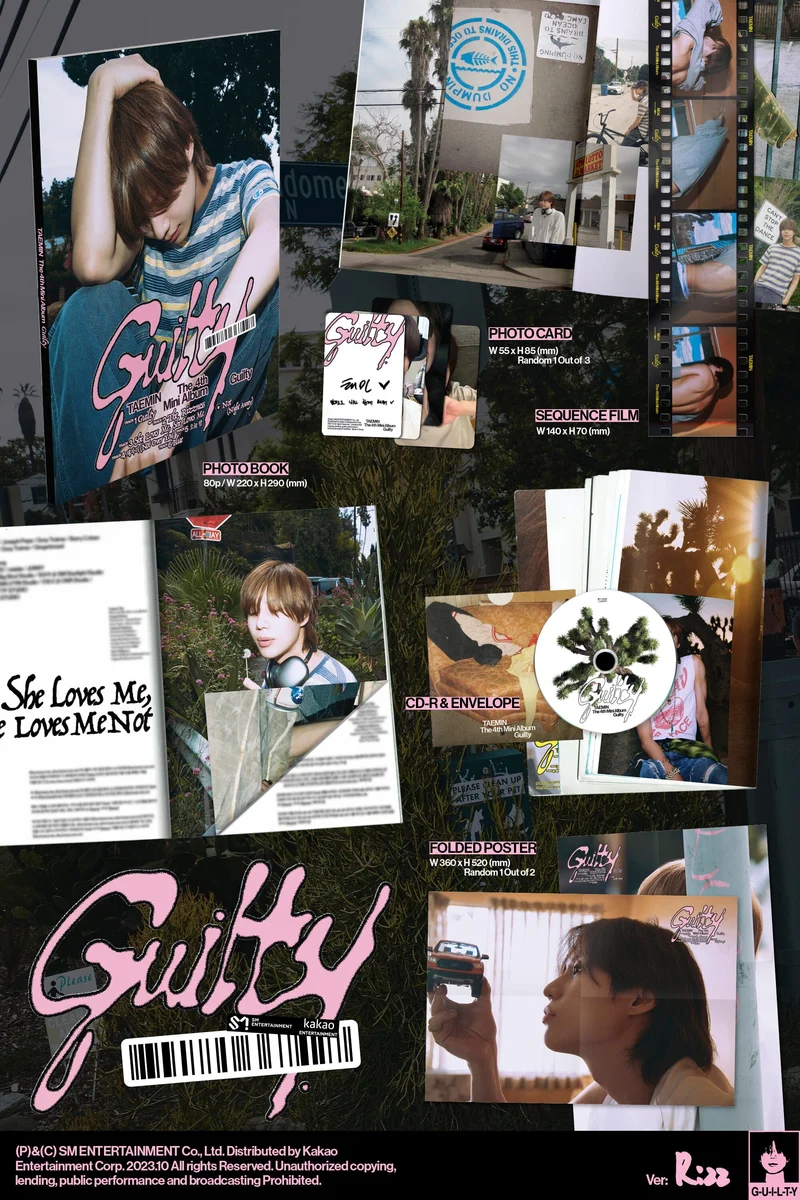 TAEMIN (SHINee) - GUILTY (4TH MINI ALBUM) PHOTO BOOK VER.