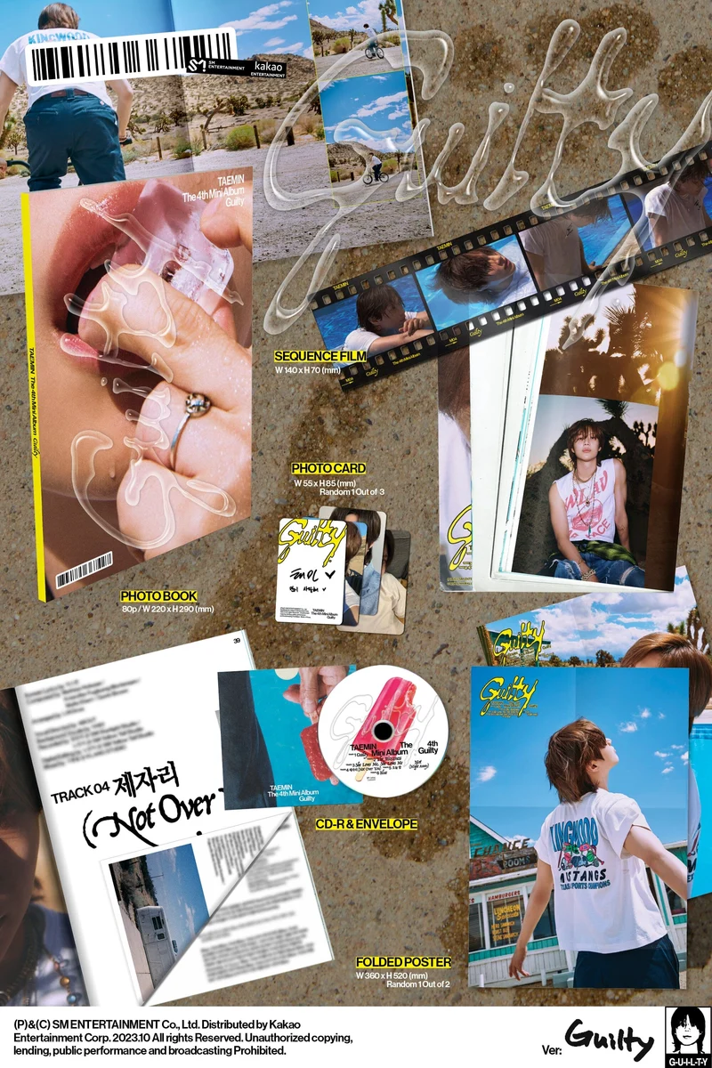 TAEMIN (SHINee) - GUILTY (4TH MINI ALBUM) PHOTO BOOK VER.