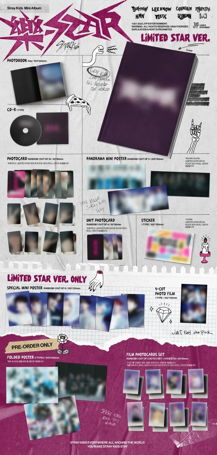 Stray Kids - ROCK-STAR (樂-STAR) LIMITED STAR VER.