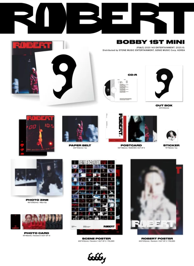 BOBBY - ROBERT (1ST MINI ALBUM)
