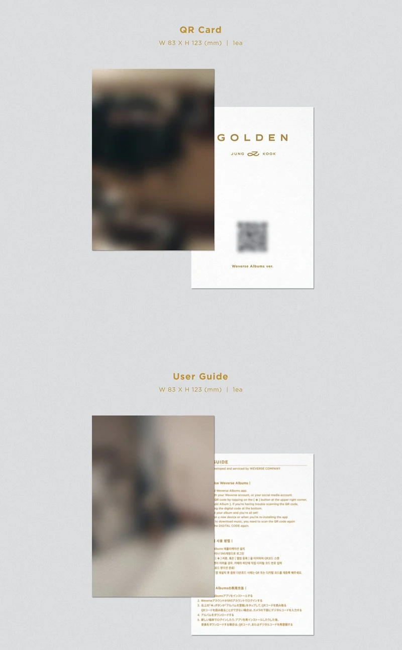 JUNGKOOK (BTS) - GOLDEN (WEVERSE ALBUMS VER.)