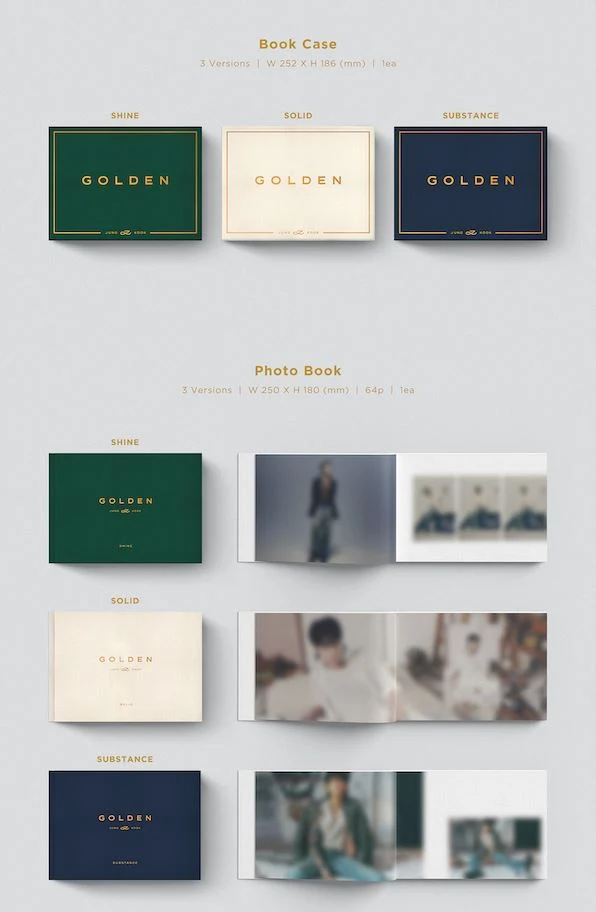 JUNGKOOK (BTS) - GOLDEN (1ST SOLO ALBUM) + Weverse Gift