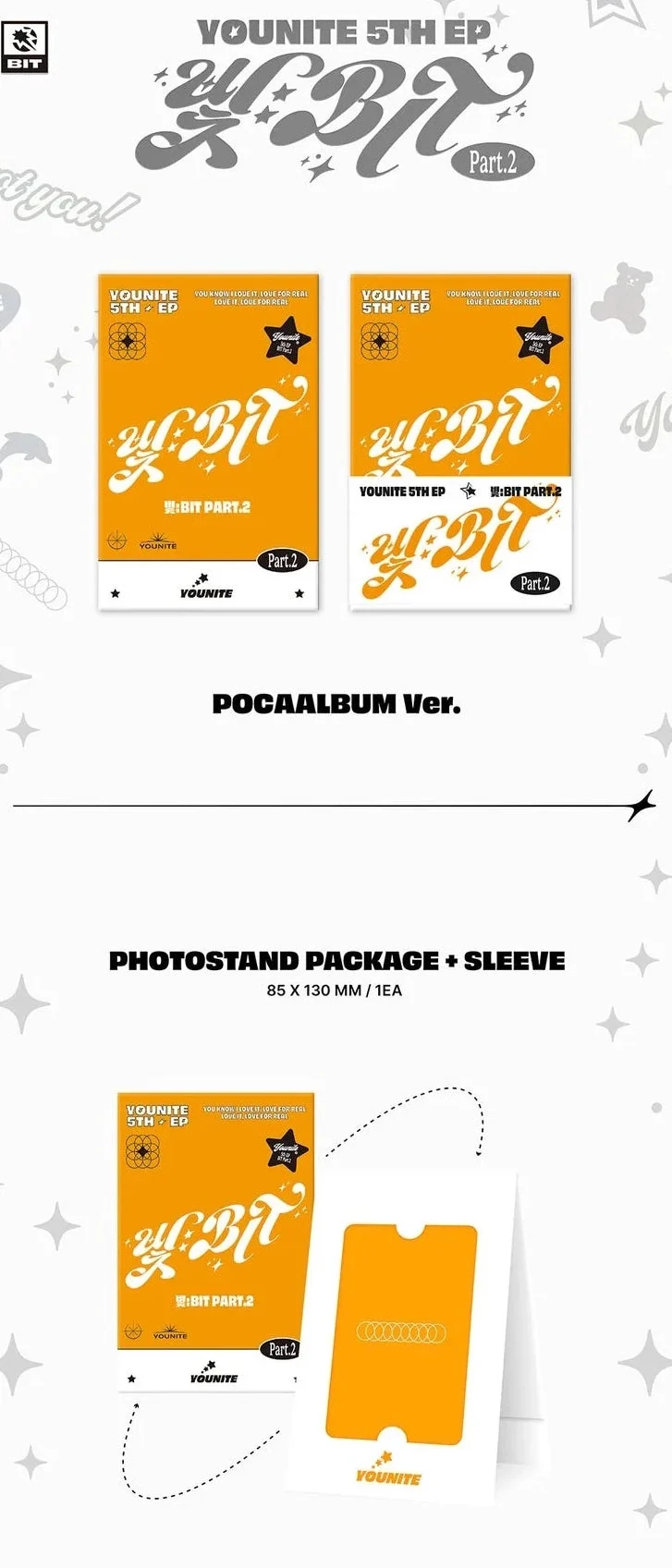 YOUNITE – BIT PART.2 5. EP ALBUM POCA ALBUM VER.