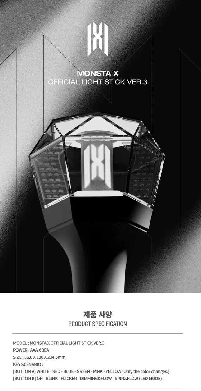 MONSTA X - LIGHT STICK OFICIAL VER.3