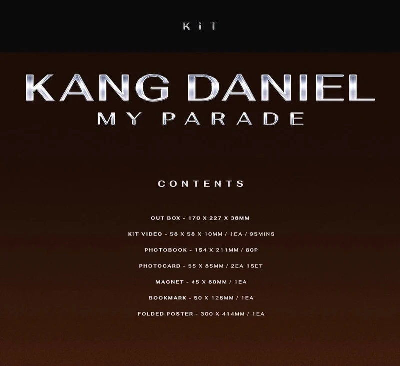 KANG DANIEL - MY PARADE (KiT VIDEO)