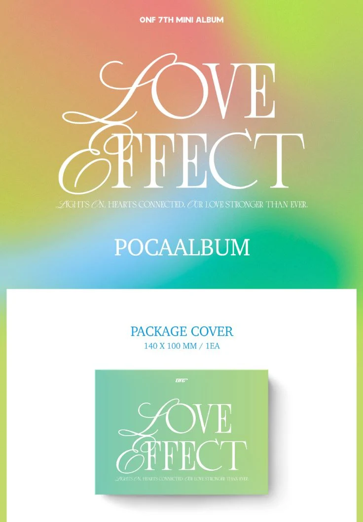 ONF - LOVE EFFECT (7TH MINI ALBUM) POCA ALBUM