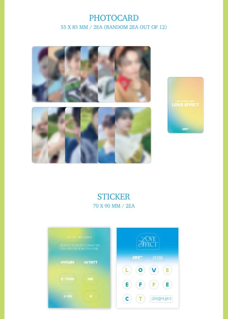ONF - LOVE EFFECT (7TH MINI ALBUM) POCA ALBUM