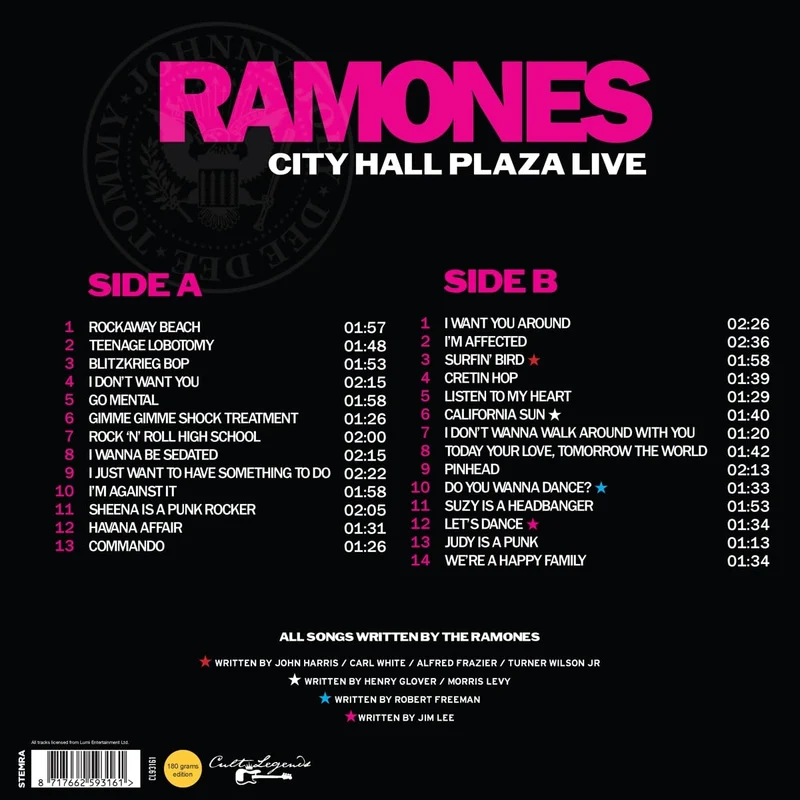Ramones | City Hall Plaza Live