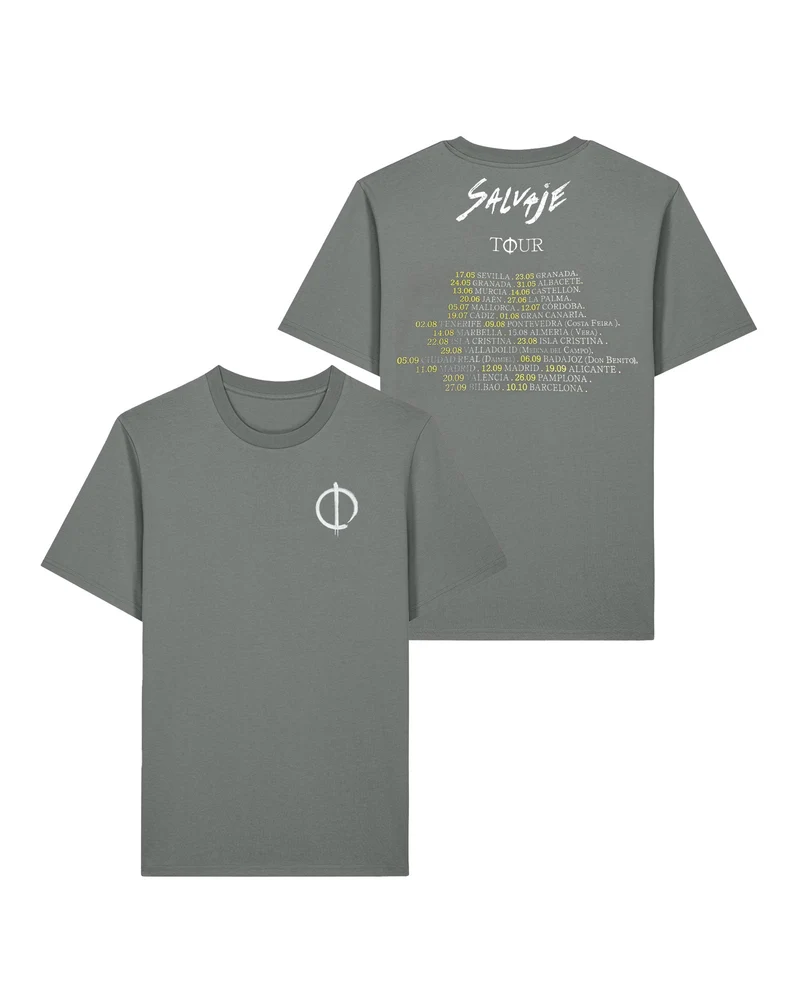 Manuel Carrasco - Camiseta Unisex "Gira" Gris