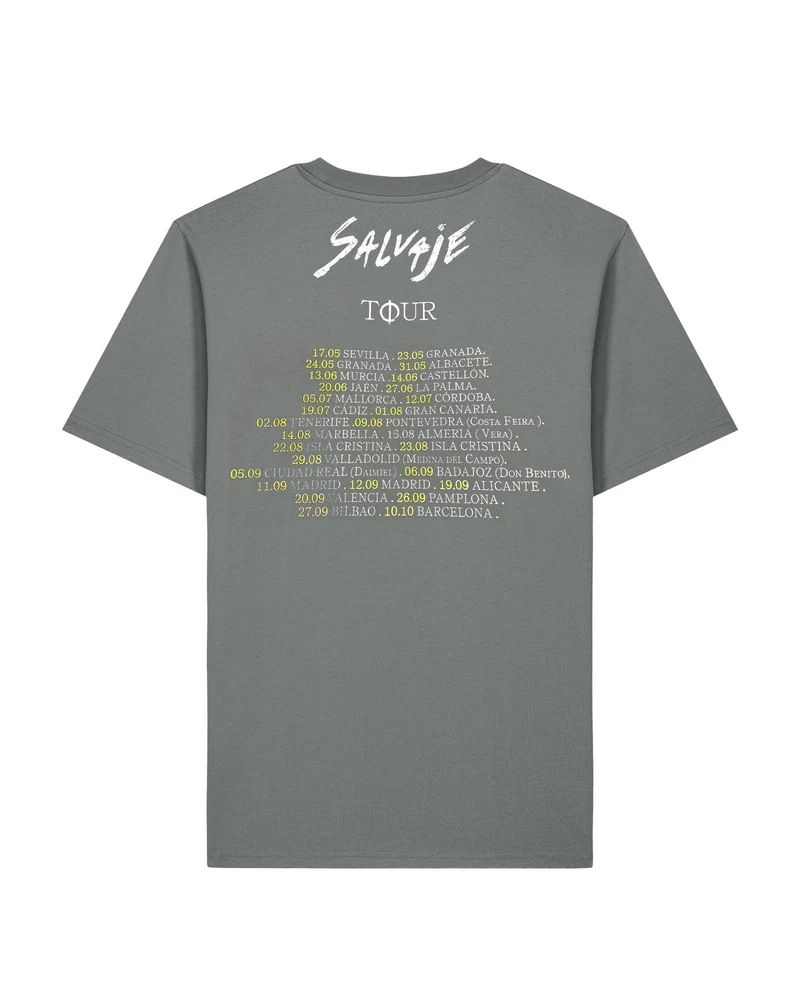 Manuel Carrasco - Camiseta Unisex "Gira" Gris