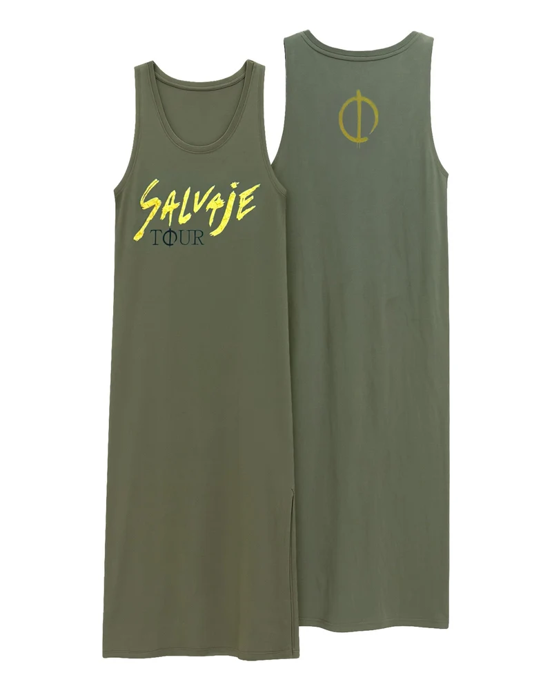 Manuel Carrasco - Vestido "Salvaje Tour" Verde