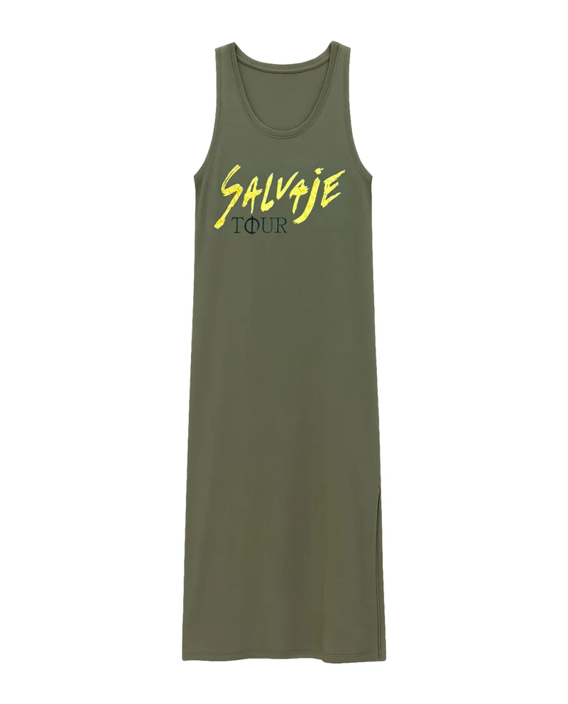 Manuel Carrasco - Vestido "Salvaje Tour" Verde