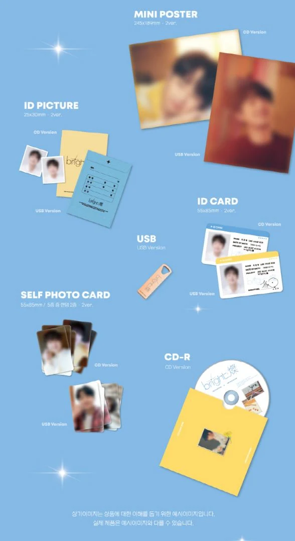 LEE CHAN WON - BRIGHT (2ND MINI ALBUM) PHOTOBOOK VER.
