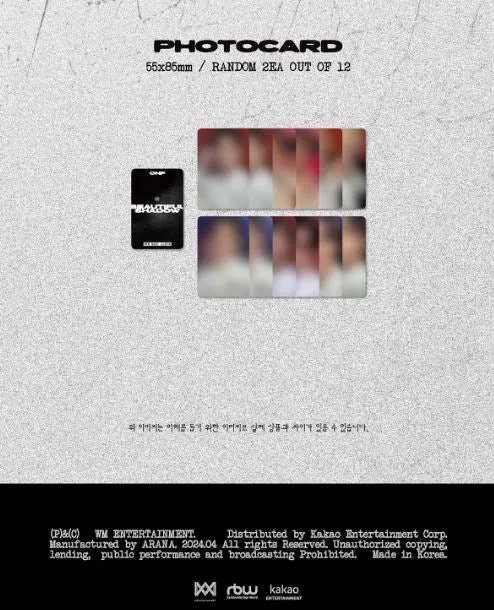 ONF - BEAUTIFUL SHADOW (8TH MINI ALBUM) DIGIPACK VER.