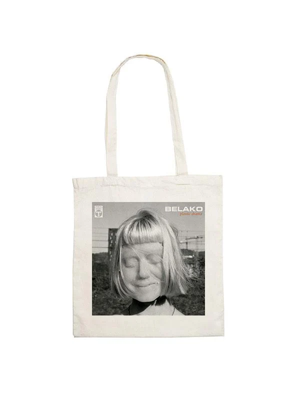 Belako - Tote Bag Plastic Drama - Blanca