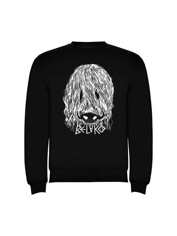 Belako - Sudadera clasica Basule blanco - Negra