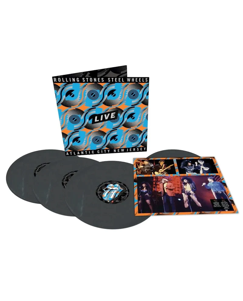 The Rolling Stones - 4LP Vinilo "Steel Wheels live Atlantic city New Jersey"