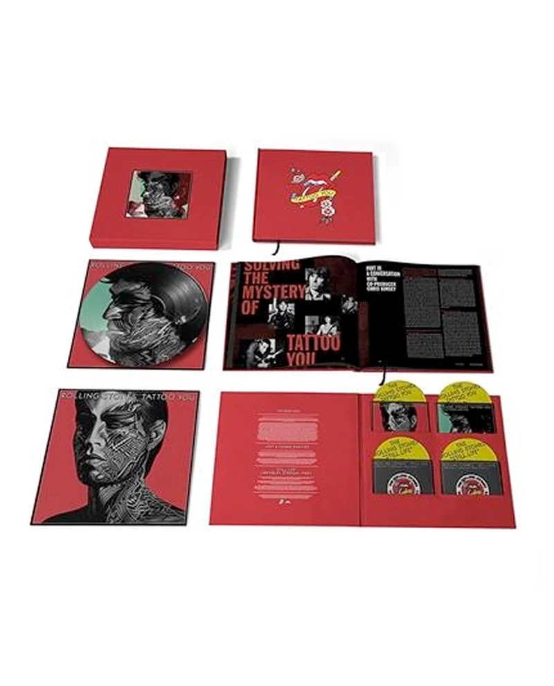 The Rolling Stones - Box "Tattoo You" 40th Anniversary Limited Edition (5 Vinilos + Libro + Portada Lenticular)