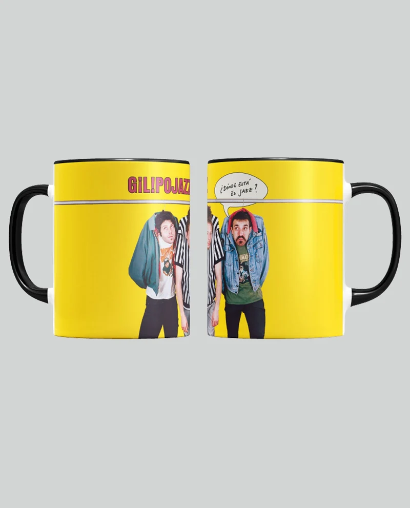 Gilipojazz - Taza cerámica "¿Dónde está el Jazz?"