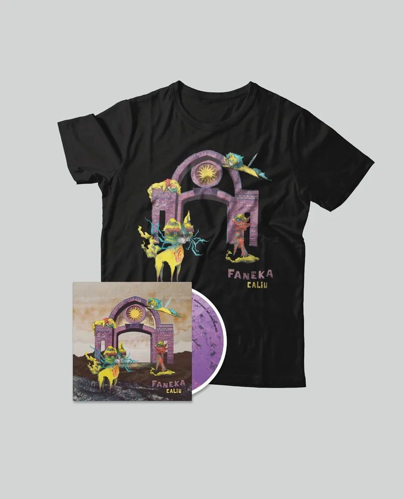 Faneka - PACK CD + Camiseta "Caliú" Negro