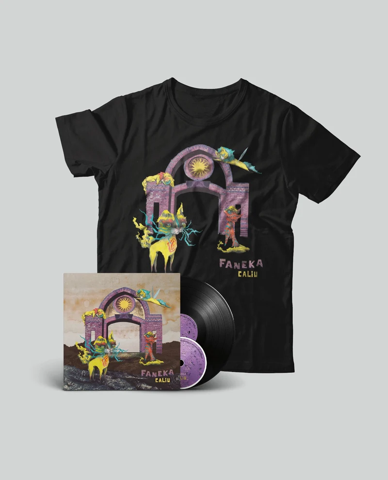 Faneka - PACK LP + CD + Camiseta "Caliú" Negro