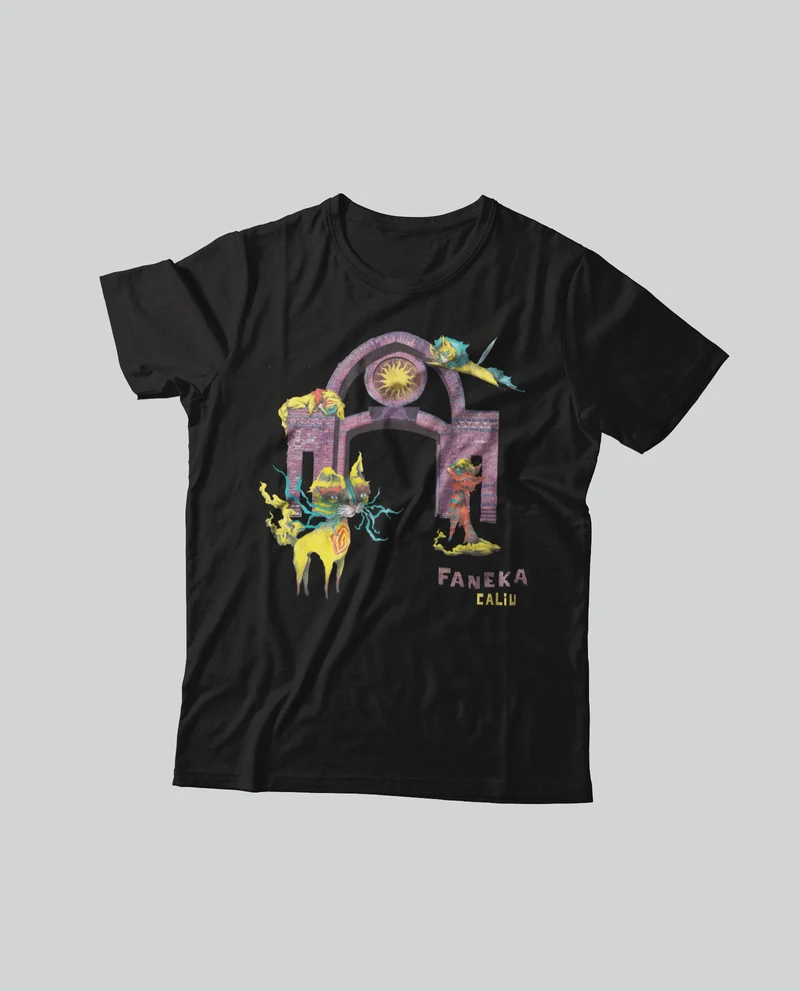 Faneka - Camiseta "Caliú" Negro