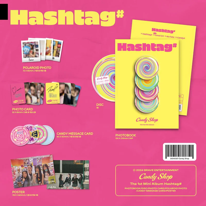 CANDY SHOP - HASHTAG# (THE 1ST MINI ALBUM)