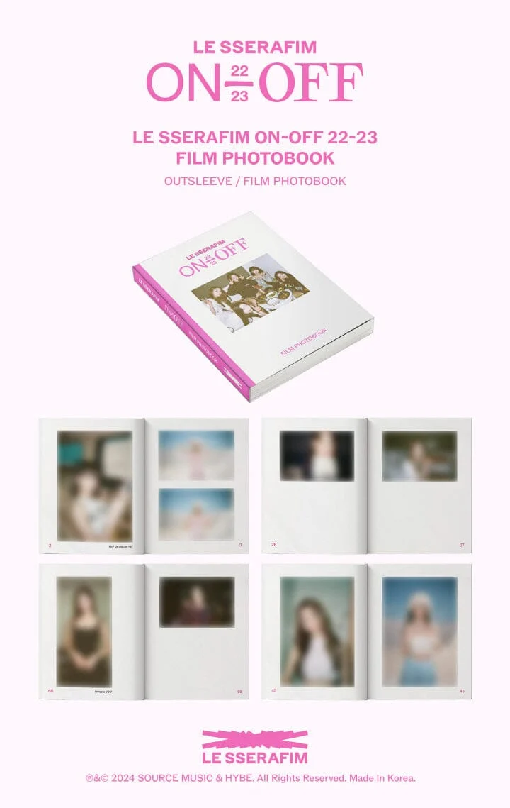 LE SSERAFIM - 'ON-OFF' 22-23 FILM PHOTOBOOK