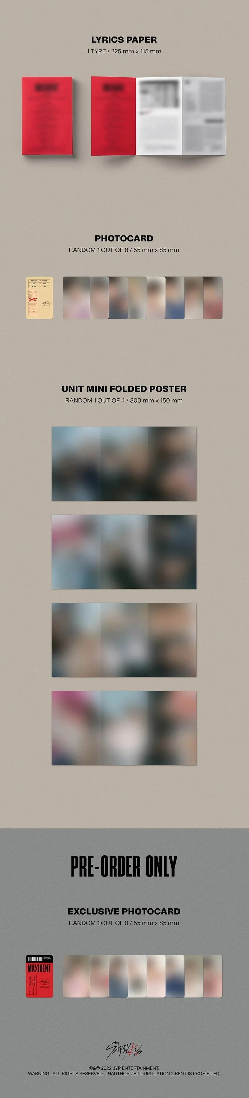 STRAY KIDS - MAXIDENT (7TH MINI ALBUM) CASE VER.