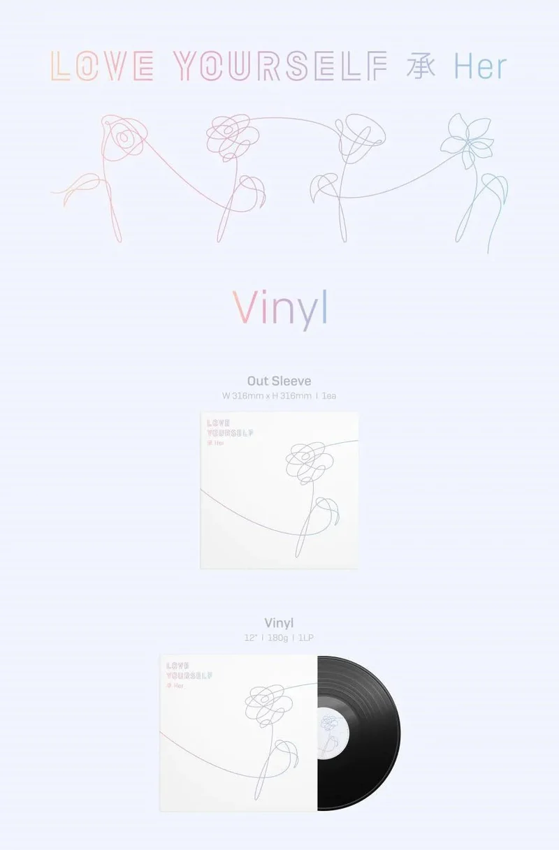 BTS - LOVE YOURSELF 承 HER VINYL LP