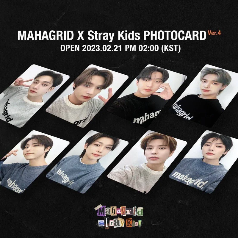 [STRAY KIDS] Mahagrid Round 4 : POB Preorder Benefit Photocard PC
