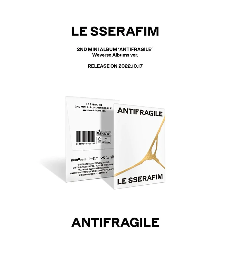 LE SSERAFIM - ANTIFRAGILE (WEVERSE ALBUMS VER.) 2ND MINI ALBUM