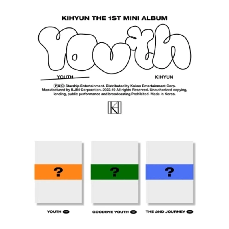 KIHYUN - [YOUTH] (1st Mini Album)
