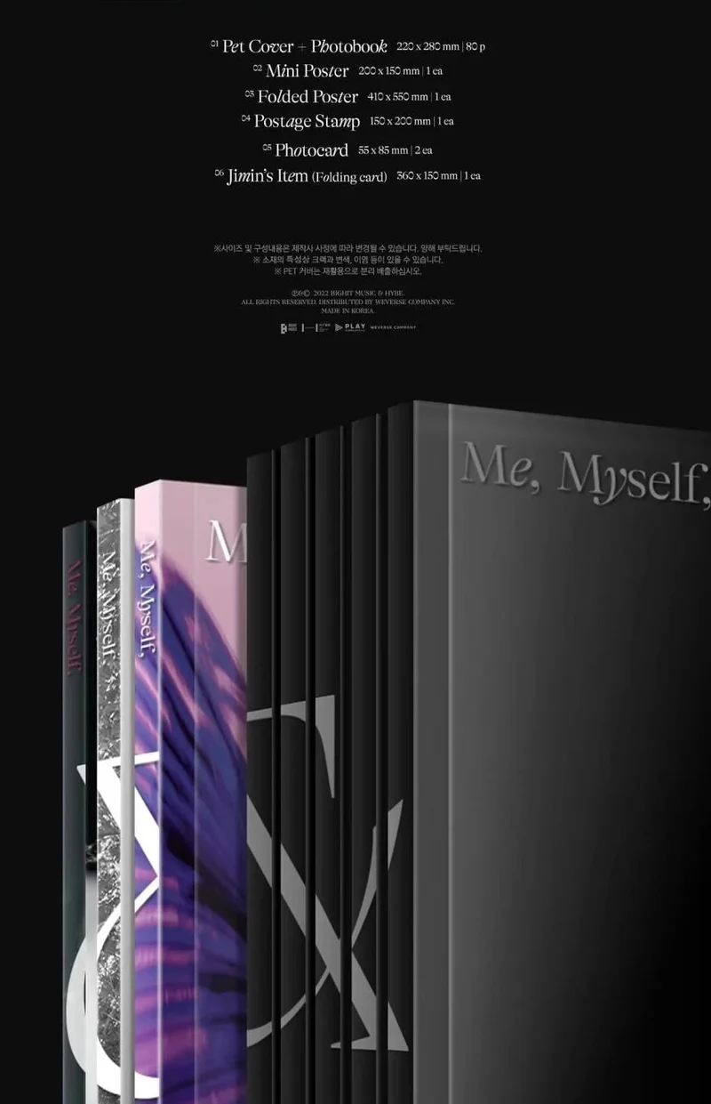 JIMIN - SPECIAL 8 PHOTO FOLIO ME MYSELF AND JIMIN "ID CHAOS"