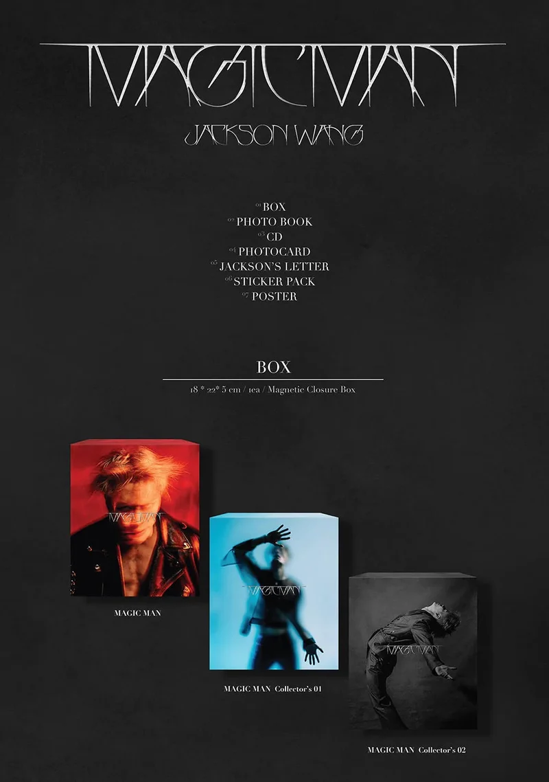 JACKSON WANG - MAGIC MAN (1ST FULL ALBUM)