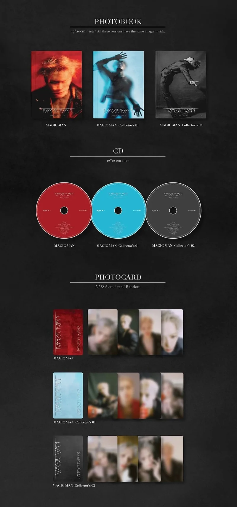 JACKSON WANG - MAGIC MAN (1ST FULL ALBUM)