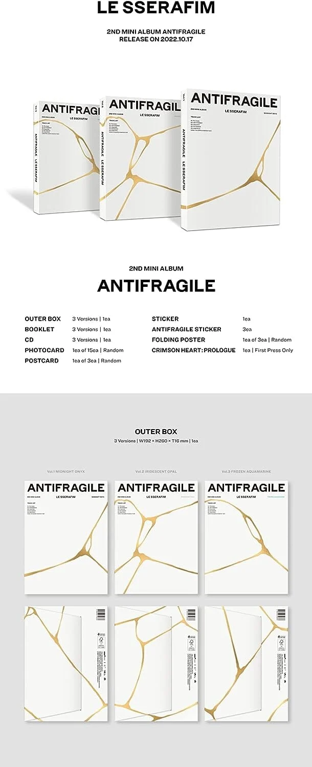 LE SSERAFIM - ANTIFRAGILE (2ND MINI ALBUM)