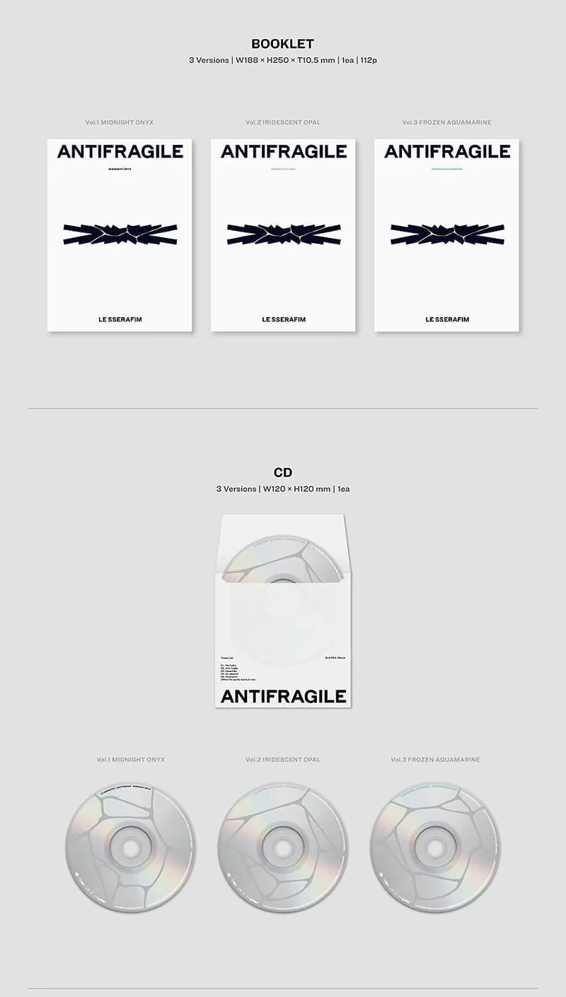 LE SSERAFIM - ANTIFRAGILE (2ND MINI ALBUM)