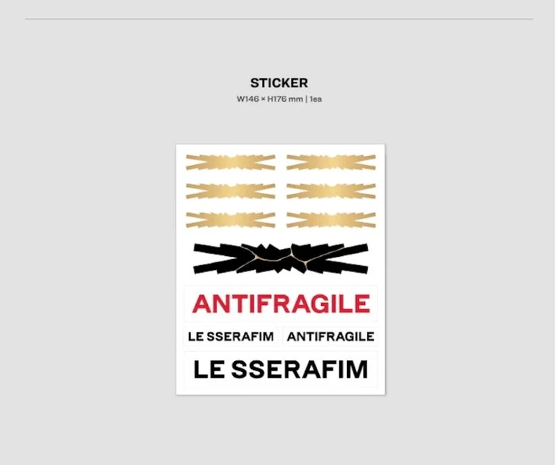 LE SSERAFIM - ANTIFRAGILE (2ND MINI ALBUM)