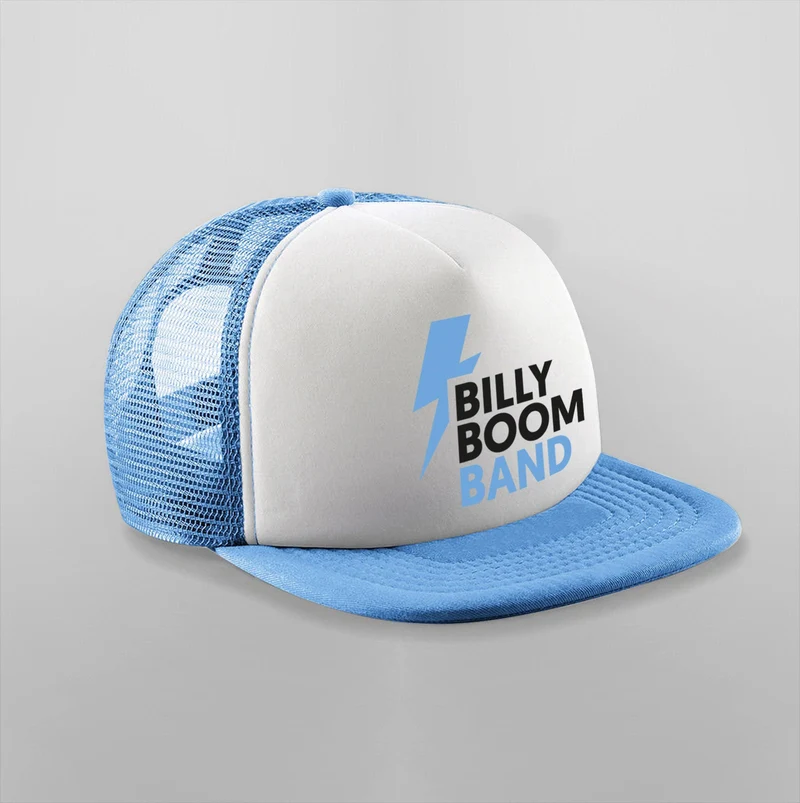 Billy Boom Band - Gorra Azul Rayo