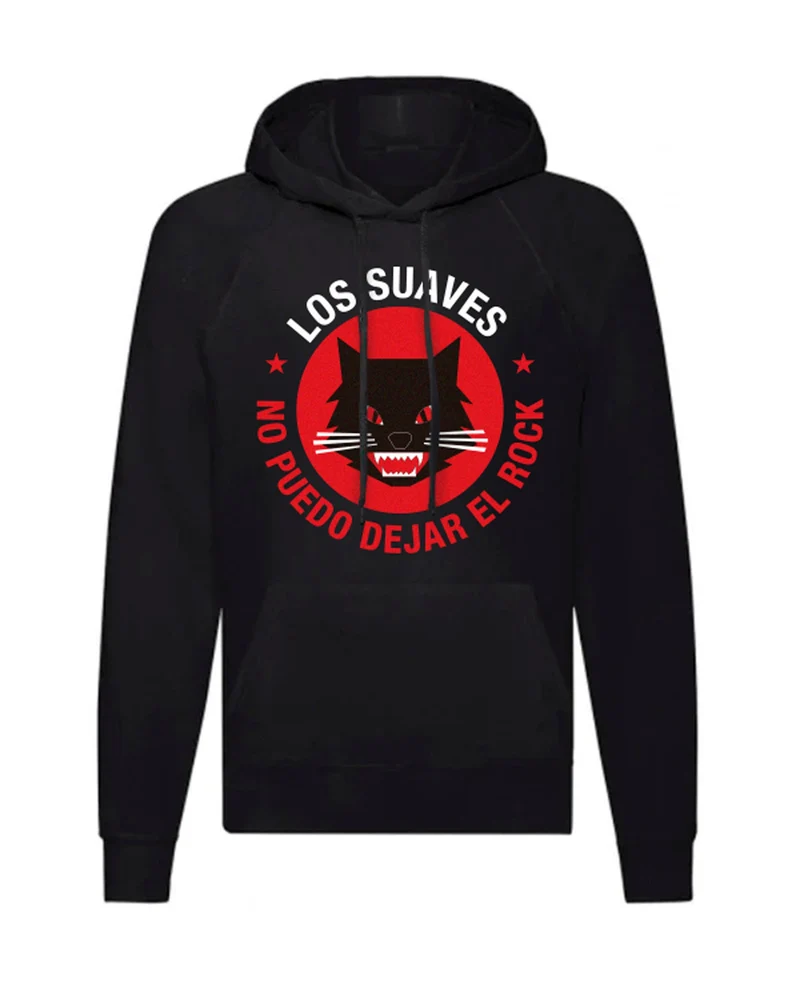 Los Suaves - Sudadera Ligera Los Suaves "No Puedo Dejar El Rock" Unisex