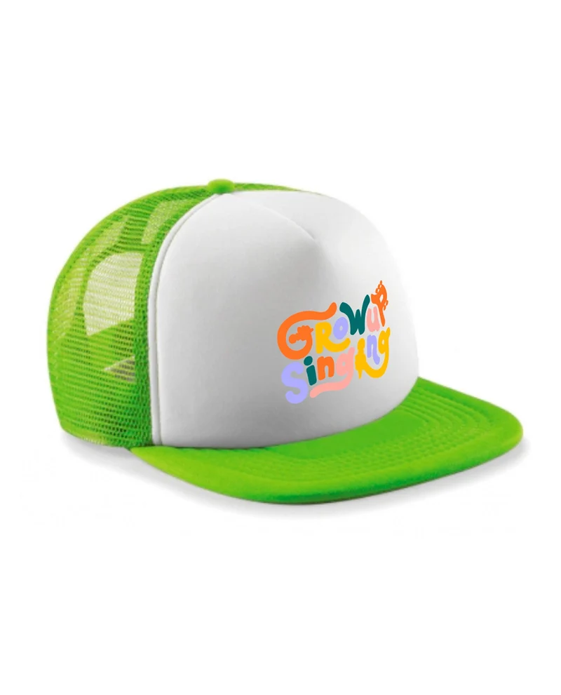 Grow Up Singing - Gorra "Logo" Verde