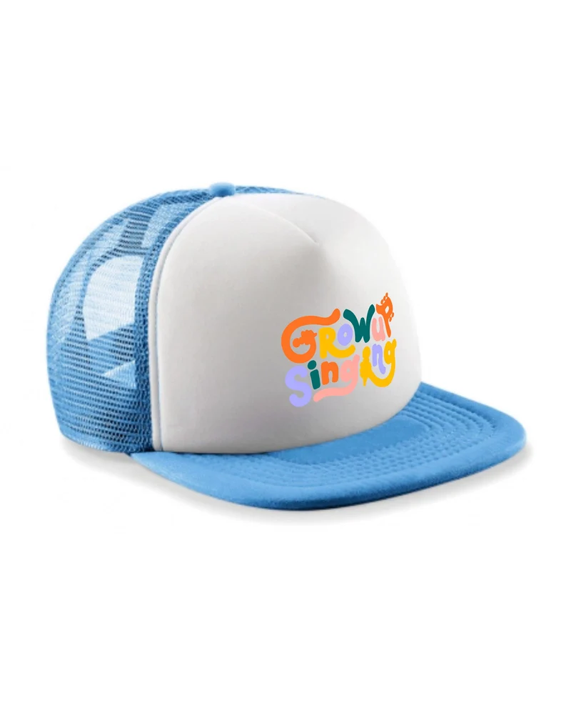 Grow Up Singing - Gorra "Logo" Azul