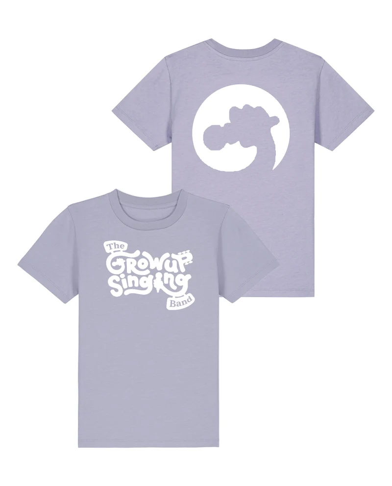 Grow Up Singing - Camiseta "The Band" Violeta Unisex