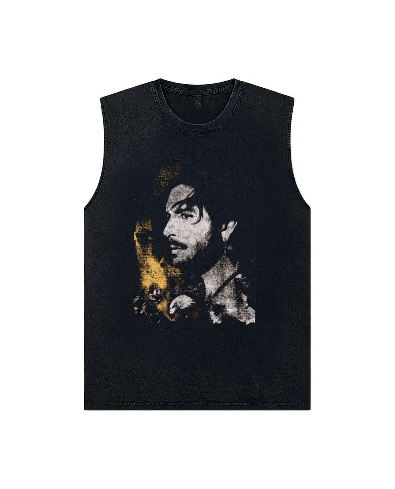 Manuel Carrasco - Camiseta Sin Mangas "Tour Salvaje" Negro Vintage