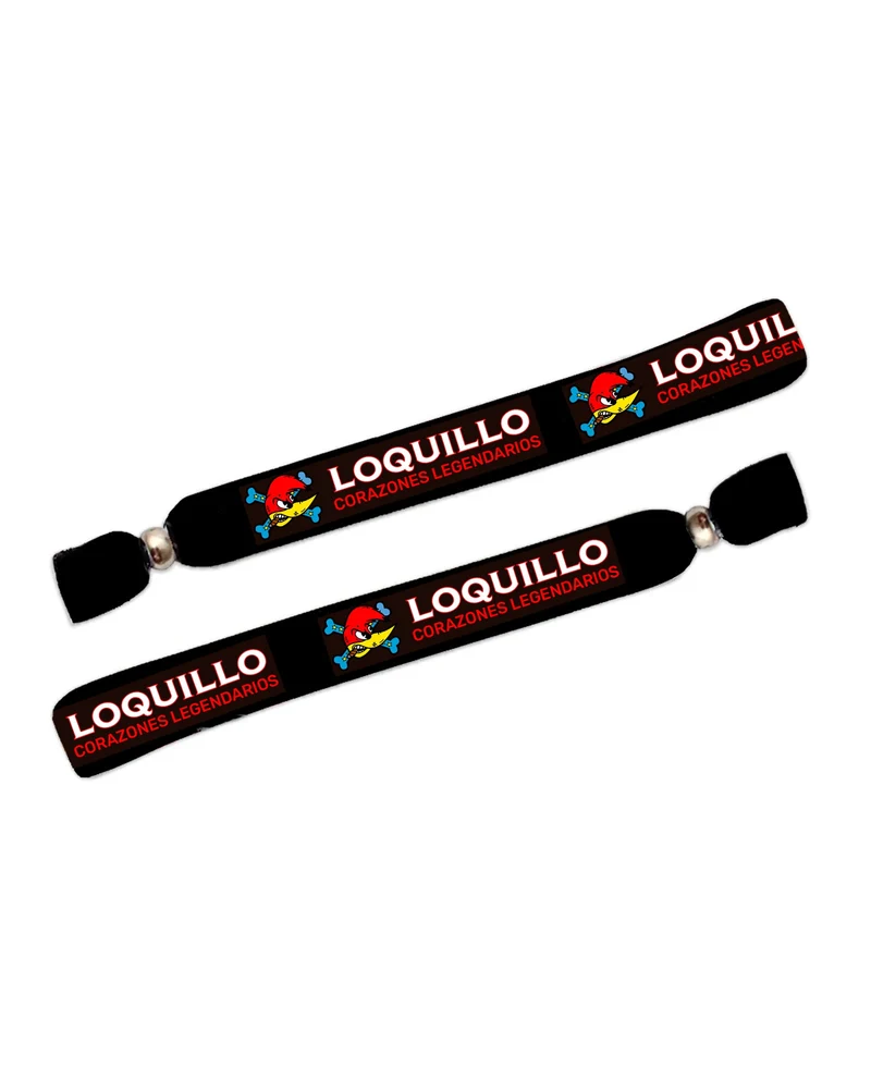 Loquillo - Pulsera de tela "Corazones legendarios"