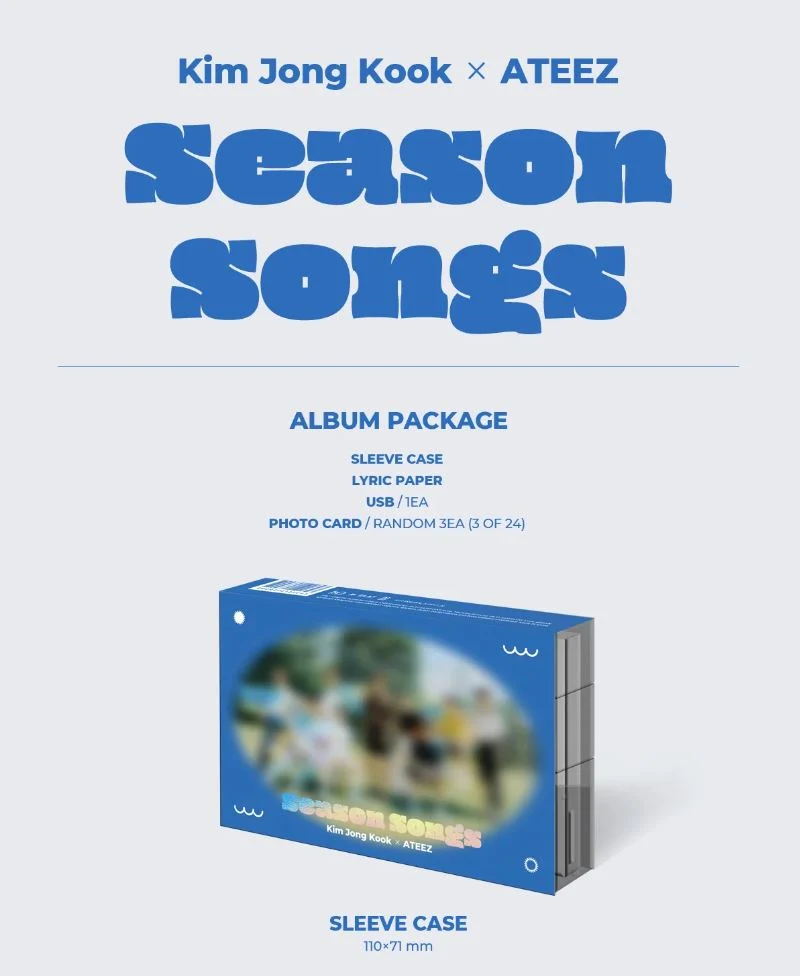 KIM JONG KOOK X ATEEZ - SEASON SONGS