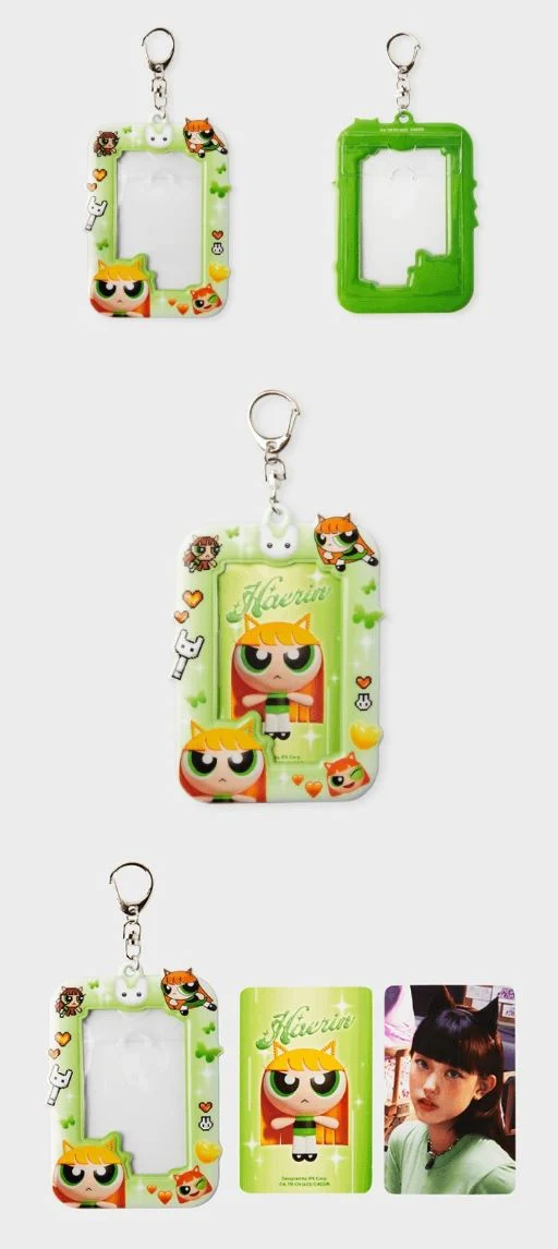 NEWJEANS - PHOTO HOLDER KEYRING (THE POWERPUFF GIRLS X NJ)