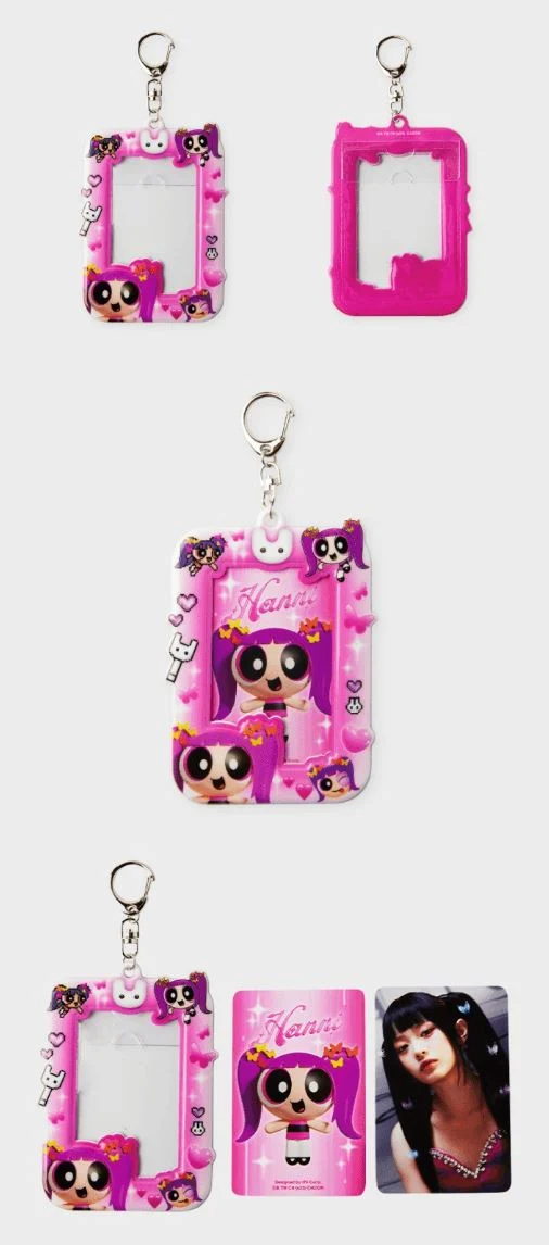 NEWJEANS - PHOTO HOLDER KEYRING (THE POWERPUFF GIRLS X NJ)